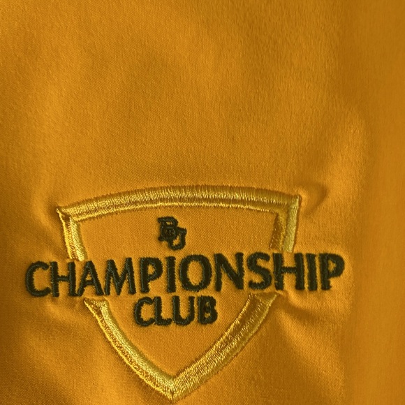 NWT Mens Gold Baylor Foundation XXL Nike Dri Fit LongSleeve Pullover - Picture 3 of 11